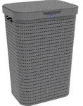 W&auml;schesammler Country, 55 L Anthrazit W&auml;schetonne W&auml;schebox - Rotho