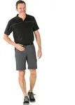Planam Highline Shorts Schiefer/schwarz/rot L