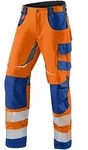 K&uuml;bler Sommerhose Reflectiq Psa 2 Warnorange/kbl.blau Gr. 26