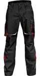 K&uuml;bler Workwear - K&uuml;bler Hose Pulsschlag Schwarz/mittelrot Gr. 27