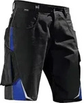 K&uuml;bler Workwear - K&uuml;bler Shorts Pulsschlag 2524 Schwarz/kbl.blau Gr. 46