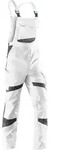 K&uuml;bler Latzhose Activiq 3250 Wei&szlig;/anthrazit Gr. 42