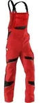 K&uuml;bler Latzhose Activiq 3250 Mittelrot/schwarz Gr. 54