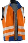 K&uuml;bler Weste Reflectiq Psa 2 7207 Warnorange/kbl.blau Gr.xs