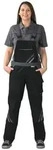 Planam Highline Damen Latzhose Schwarz/schiefer/zink 40