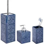 Badaccessoires Set, 3-teilig Cordoba Dark Blue - Wenko