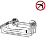 Tesa - 40208-00000-00 Aluxx Seifenkorb Klebstoff Chrom (gl&auml;nzend)