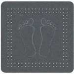 Kleine Wolke Duscheinlage Foot Schiefer, 55 X 55 Cm Duscheinlage/-matte