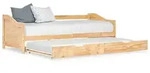 Ausziehsofa Bettgestell Kiefernholz 90&times;200 Cm Vidaxl