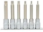 1/2' Bit-stecknuss-satz Xzn, Lang, 6-tlg, M5-m14