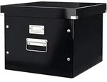 Leitz Wow Schwarz Faltbare Aufbewahrungsbox 15 A4 Dateien