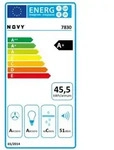 Hotte Aspirante 808 M3 - 4 Vit.- Aspi P&eacute;riph&eacute;rique - Eclairage Led - Vision Noir 