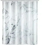 Duschvorhang Onyx, Textil (polyester), 180 X 200 Cm, Waschbar, Grau, Polyester