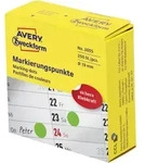 Avery Zweckform 3855 Markierungspunkte, &Oslash; 19 Mm, 1 Rolle/250 Etiketten, Gr&uuml;n