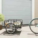 Vidaxl Bike Trailer 130x73x48,5 Cm Steel Black