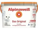 Alpinawei&szlig; Das Original 10 L Innenfarbe Wei&szlig; Matt Wandfarbe
