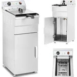 Royal Catering - Friteuse Fritteuse Edelstahl Gastro Profi 400v Kapazit&auml;t 16 L