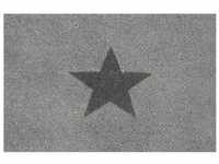 Fußmatte Stars Kokos grau, 40 x 60 cm Matten Fußmatten Schmutzmatte - Andiamo