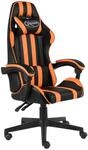 Gaming-stuhl Schwarz Und Orange Kunstleder Vidaxl