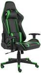 Vidaxl - Gaming-stuhl Drehbar Gr&uuml;n Pvc