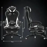 Gaming Stuhl, B&uuml;rostuhl Ergonomisch Mit Lendenkissen, Atmungsaktiv Gaming Chair,