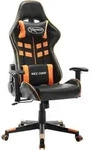 Gaming-stuhl Schwarz Und Orange Kunstleder Vidaxl