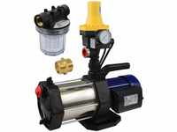 Hauswasserautomat Hauswasserwerk-5-1300-3DW-1L mit Druckschalter und Vorfilter -