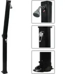 Solardusche Klappbar Schwarz 214 Cm 23 L - Vidaxl