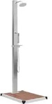 Gartendusche Mit Bodenelement Wpc Edelstahl Vidaxl