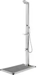 Vidaxl Garden Shower With Grey Base 225 Cm Stainless Steel (315939+48205)
