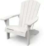 Troy Adirondack Gartenstuhl - 85x80x96,5 Cm - Wei&szlig; - Keter