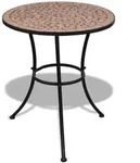 Bistrotisch Terrakotta-rot 60 Cm Mosaik - Vidaxl