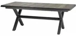 Siena Garden Sincro Ausziehtisch 200/260x100x77 Cm Aluminium Keramik Natur-grau