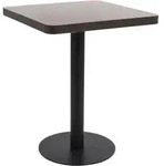 Bistrotisch Dunkelbraun 60x60 Cm Mdf - Vidaxl