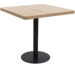 Bistrotisch Hellbraun 80x80 Cm Mdf - Vidaxl