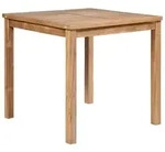 Gartentisch 80x80x77 Cm Massivholz Teak - Vidaxl