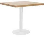 Bistrotisch Hellbraun 80x80 Cm Mdf - Vidaxl