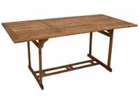 Holztisch korfu rechteckig, 90x180cm, Akazie geölt - braun