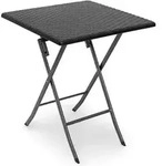 Gartentisch Klappbar Bastian Quadratisch H X B X T: 74 X 61,5 X 61,5 Cm, Metall,