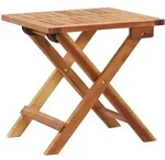 Garten-couchtisch Klappbar 40x40x40 Cm Massivholz Akazie - Vidaxl