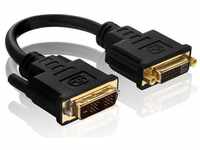 PureInstall PI070 - DVI-Adapter - Single Link - dvi-d (w) bis dvi-d (m) - 10cm -
