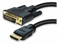 HDMI-Kabel Typ A -> DVI (24 +1) M / M 2,00 m schwarz