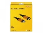 Delock Hdmi-kabel 8k @ 60hz 48 Gbps, 2,00 M L&auml;nge, Ultra Hd2, 4k @ 120hz, Earc,