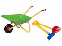 Schubkarre Rolly Toys mit Schaufel und Rechen, Metallschubkarre fŸr Kinder