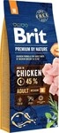 Brit Premium By Nature Adult M 15kg