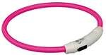 Flash Light Band Usb, Tpu/nylon, M-l: 45 Cm/&oslash; 7 Mm, Pink