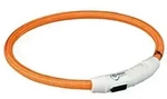 Trixie Flash Leuchtring Usb Orange M-l
