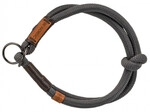 L: 50cm/diametro 13mm Grigio Scuro/marrone: Be Nordic Semistrangle Collar