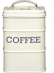 Kitchencraft Living Nostalgie Metallic-kaffeedose, 11 X 11 X 17 Cm - Creme