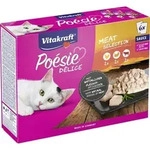 Vitakraft Katzenfutter Poesie Delisauce, Multipack Fleisch - 6 Beutel